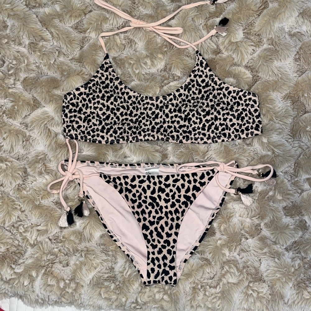 Topshop Leopard Print Bikini